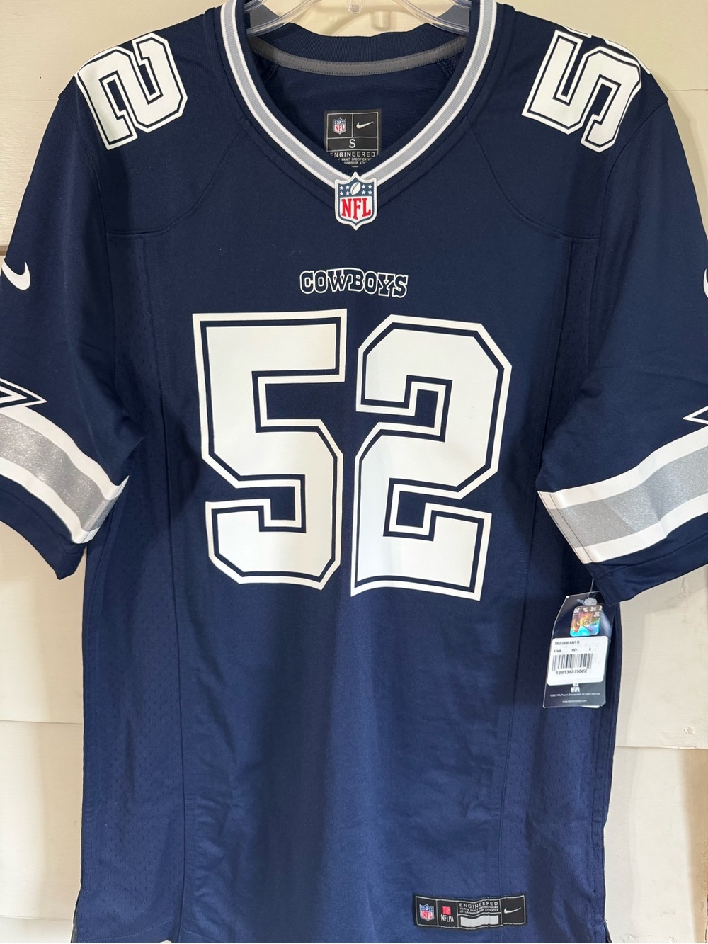 Nike Dallas Cowboys Navy #52 Men’s Football Jersey